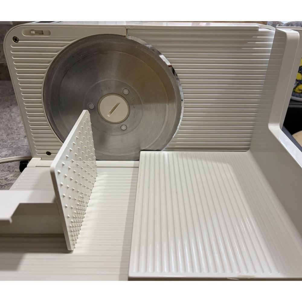 VTG Krups Compact Countertop Fold-Up Food Meat Slicer Model 355 – Clean Tested